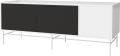 Szafka CASE L 48 biały lakier / czarna podstawa BOLIA 