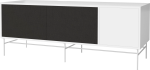 Szafka CASE L 48 biały lakier / czarna podstawa BOLIA 