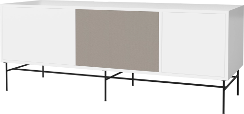 Szafka CASE L 48 biały lakier / czarna podstawa BOLIA 