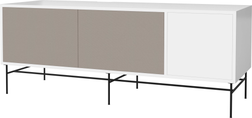 Szafka CASE L 48 biały lakier / czarna podstawa BOLIA