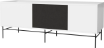 Szafka CASE L 48 biały lakier / czarna podstawa BOLIA 