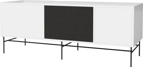 Szafka CASE L 48 biały lakier / czarna podstawa BOLIA 