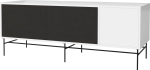 Szafka CASE L 48 biały lakier / czarna podstawa BOLIA  