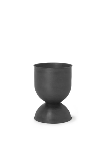Doniczka Hourglass Small Black Ferm Living