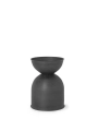 Doniczka Hourglass Small Black Ferm Living