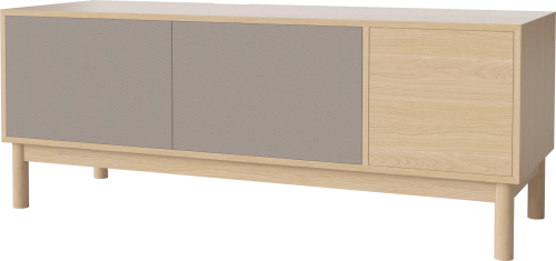 BOLIA szafka CASE L 48 dąb bielony / podstawa dąb bielony