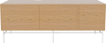 BOLIA szafka CASE L 48 dąb naturalny / biała podstawa