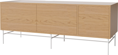 BOLIA szafka CASE L 48 dąb naturalny / biała podstawa