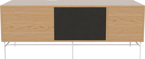 BOLIA szafka CASE L 48 dąb naturalny / biała podstawa