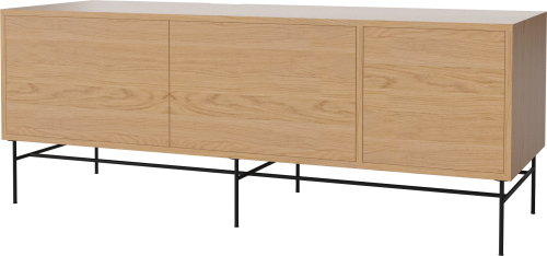 BOLIA szafka CASE L 48 dąb naturalny / czarna podstawa