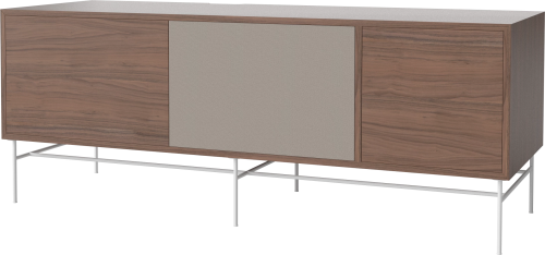 BOLIA szafka CASE L 48 orzech naturalny / biała podstawa