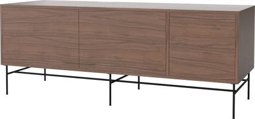 BOLIA szafka CASE L 48 orzech naturalny / biała podstawa  