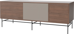 BOLIA szafka CASE L 48 orzech naturalny / biała podstawa   