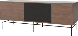 BOLIA szafka CASE L 48 orzech naturalny / biała podstawa 