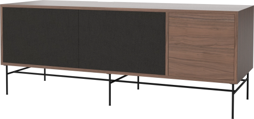 BOLIA szafka CASE L 48 orzech naturalny / biała podstawa 