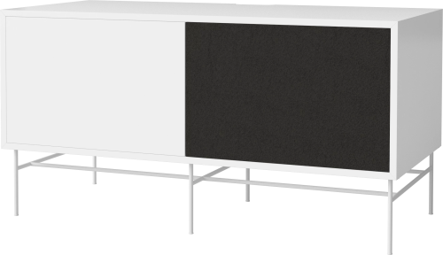 BOLIA szafka CASE M 48 biały korpus / biała podstawa