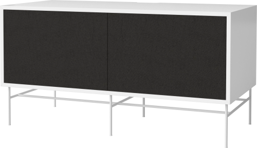 BOLIA szafka CASE M 48 biały korpus / biała podstawa