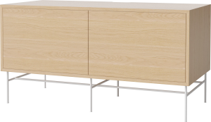 BOLIA szafka CASE M 48 dąb bielony / biała podstawa