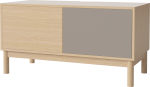 BOLIA szafka CASE M 48 dąb bielony / dębowa podstawa 