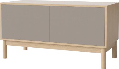 BOLIA szafka CASE M 48 dąb bielony / dębowa podstawa