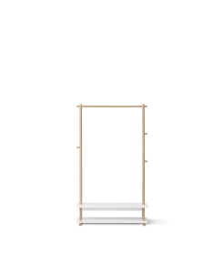 Wieszak Na Ubrania Camp White/Oak Oliver Furniture