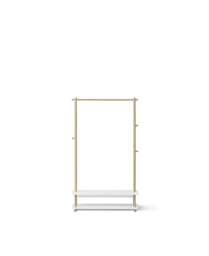 Wieszak Na Ubrania Camp White/Oak Oliver Furniture