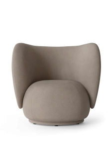 Fotel Rico Brushed Ciepła Szarość Ferm Living