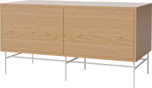 BOLIA szafka CASE M 48 dąb naturalny / biała podstawa