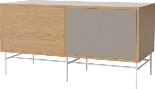 BOLIA szafka CASE M 48 dąb naturalny / biała podstawa