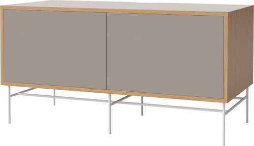 BOLIA szafka CASE M 48 dąb naturalny / biała podstawa 