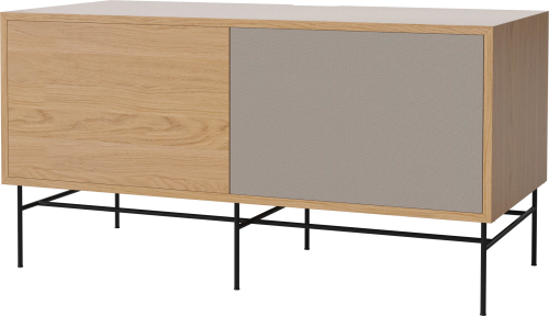 BOLIA szafka CASE M 48 dąb naturalny / czarna podstawa