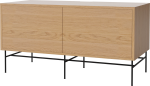 BOLIA szafka CASE M 48 dąb naturalny / czarna podstawa