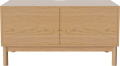BOLIA szafka CASE M 48 dąb naturalny / dębowa podstawa