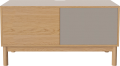BOLIA szafka CASE M 48 dąb naturalny / dębowa podstawa