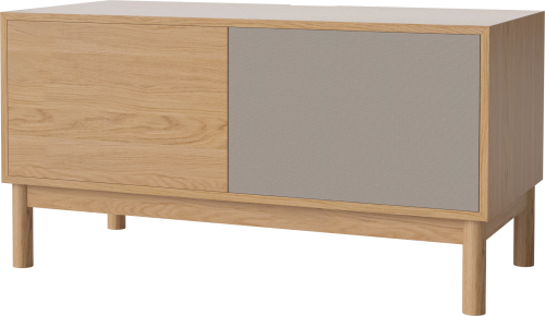 BOLIA szafka CASE M 48 dąb naturalny / dębowa podstawa