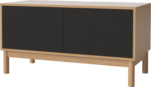 BOLIA szafka CASE M 48 dąb naturalny / dębowa podstawa  