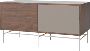 BOLIA szafka CASE M 48 orzech naturalny / biała podstawa