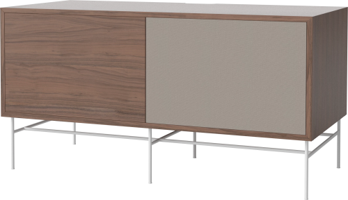 BOLIA szafka CASE M 48 orzech naturalny / biała podstawa