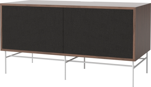 BOLIA szafka CASE M 48 orzech naturalny / biała podstawa