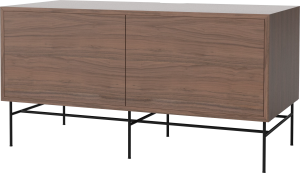 BOLIA szafka CASE M 48 orzech naturalny / czarna podstawa