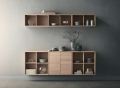 BOLIA szafka CASE M 48 orzech naturalny / orzechowa podstawa 