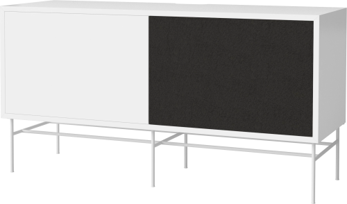 BOLIA szafka CASE M biały lakier / biała podstawa 