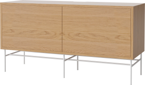 BOLIA szafka CASE M dąb naturalny / biała podstawa