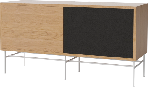 BOLIA szafka CASE M dąb naturalny / biała podstawa