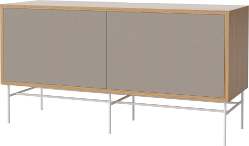 BOLIA szafka CASE M dąb naturalny / biała podstawa 