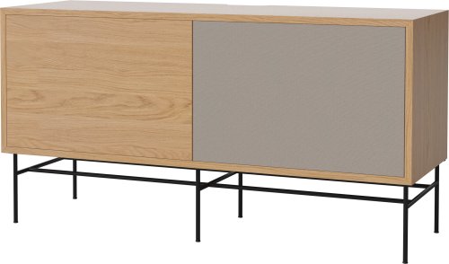 BOLIA szafka CASE M dąb naturalny / biała podstawa 