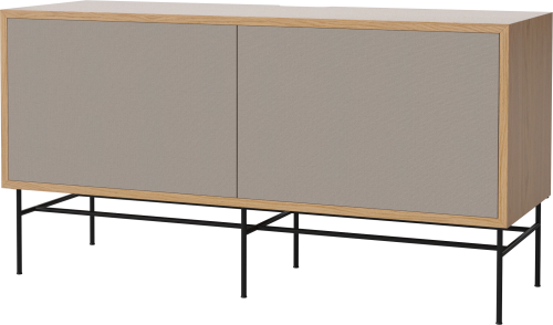 BOLIA szafka CASE M dąb naturalny / biała podstawa 