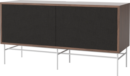 BOLIA szafka CASE M orzech naturalny / biała podstawa 