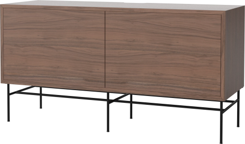 BOLIA szafka CASE M orzech naturalny / czarna podstawa