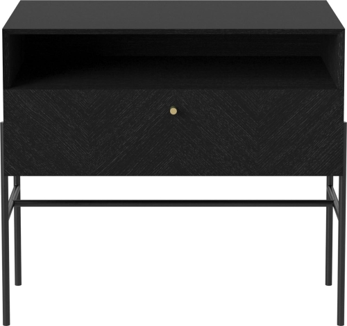 BOLIA szafka z pojedynczą szufladą LUXE 64 cm dąb czarny różne rodzaje